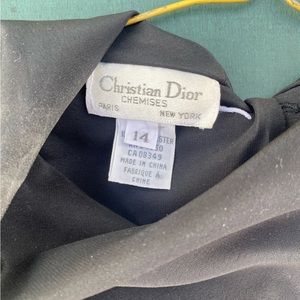 Christian Dior silk blouse